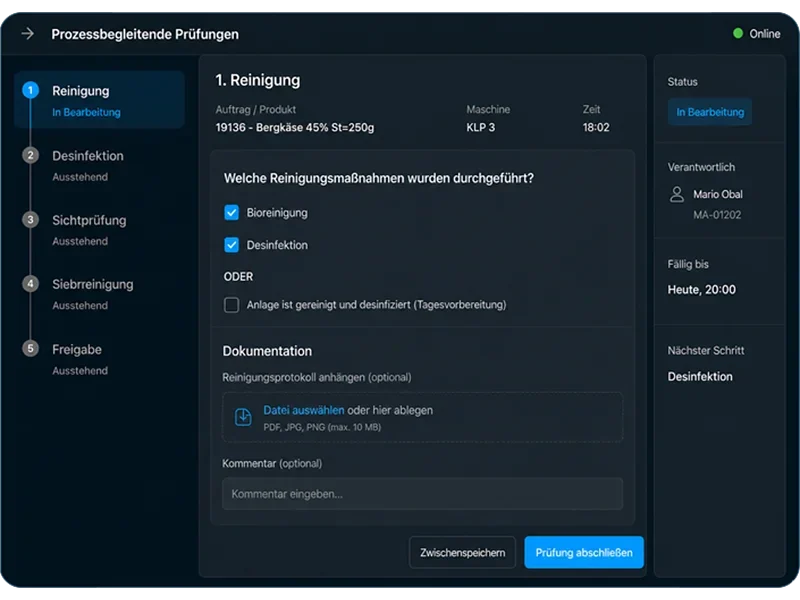 Prüfprozesse digitalisieren und Konformität sichern